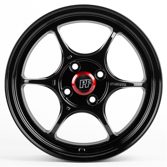 Литые диски 81360 Enkei 6026X-CT325 15 J6.5 ET33 4x100 73.1 чёрный глянцевый: Фото 1