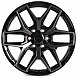 Кованые диски H251129i SKILL SV854-CS412 20 J9 ET19 6x139.7 77.8 чёрный глянцевый + полированные спи