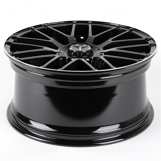 Литые диски 81021 Mercedes-Benz SK189-24133-4 20 J9.5 ET45 5x112 66.6 чёрный глянцевый + полированны: Фото 7