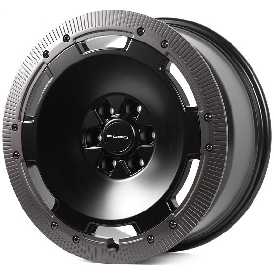 Кованые диски H260608Q SKILL SB130-SB563 20 J9 ET32 6x135 87.1 чёрный матовый + декоративные болты: Фото 4