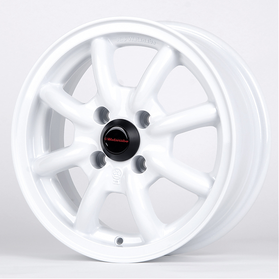 Литые диски 80754 Watanabe 2629-CS202 14 J5.5 ET40 4x100 60.1 белый глянцевый: Фото 4
