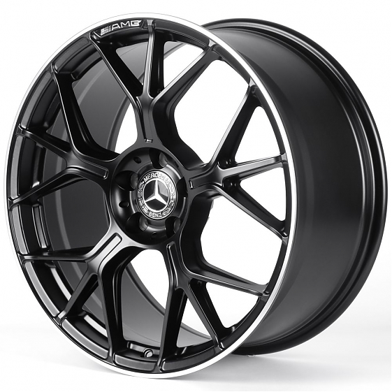 Литые диски 82050 Mercedes-Benz IVF-3406-DS362 20 J9.5 ET43 5x112 66.56 чёрный матовый + полированны: Фото 5