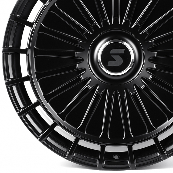 Кованые диски H260126V SKILL SL464-SK395 24 J10 ET35 5x108 63.4 чёрный матовый: Фото 2