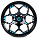 Кованые диски H231104Z SKILL SL418-SK190 20 J10 ET0 6x139.7 77.8 чёрный глянцевый + полированные спи