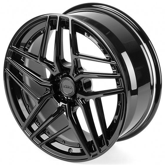 Кованые диски H260612D SKILL SL316-CS411 20 J8.5 ET30 5x112 66.5 чёрный глянцевый: Фото 6