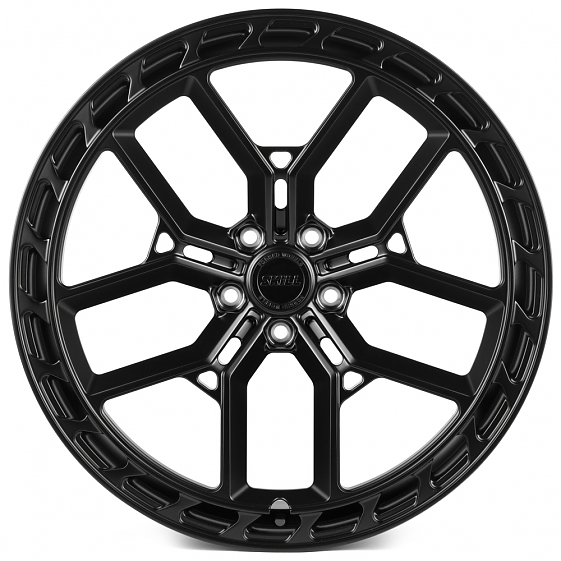 Кованые диски H241202J SKILL SL399-SK364 22 J9.5 ET35 5x120 72.6 чёрный матовый: Фото 1