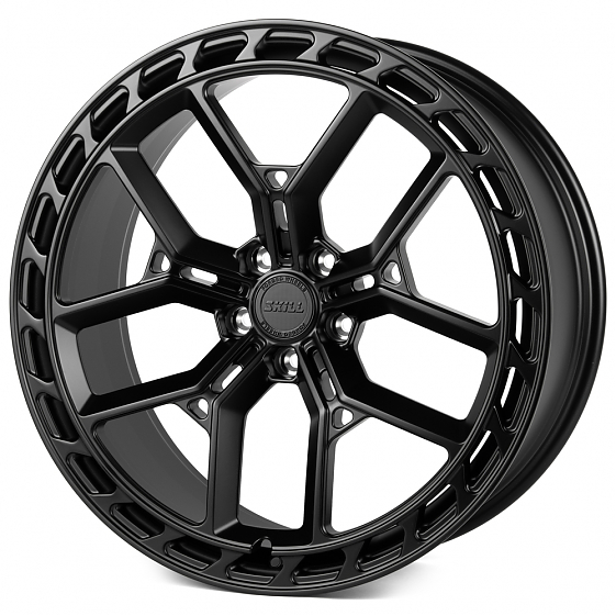 Кованые диски H241202J SKILL SL399-SK364 22 J9.5 ET35 5x120 72.6 чёрный матовый: Фото 5