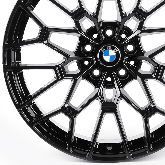 Литые диски 82089 BMW IVF-3209-SM187 19 J9.5 ET35 5x112 66.5 чёрный: Фото 2