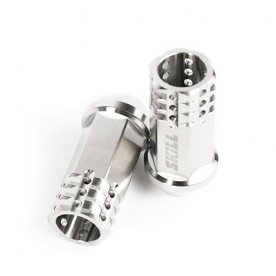 Гайка 90035 SKILL ST001 конус 12x1,5 45mm серебро HEX 17: Фото 2