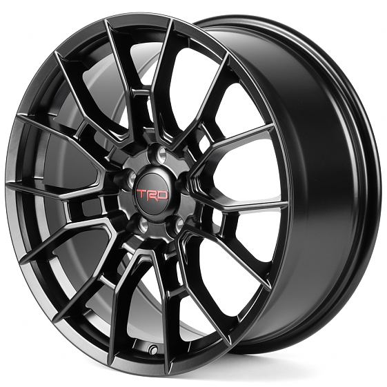 Литые диски 82538 TRD F9786 19 J8.5 ET40 5x114.3 60.1 чёрный матовый: Фото 5