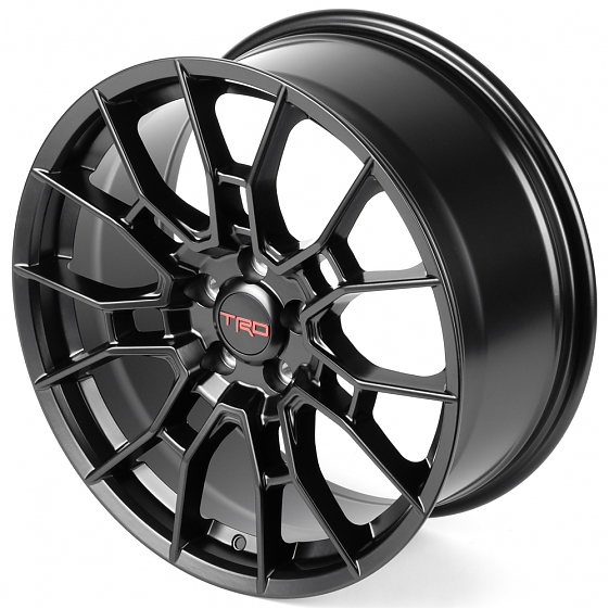 Литые диски 82538 TRD F9786 19 J8.5 ET40 5x114.3 60.1 чёрный матовый: Фото 6
