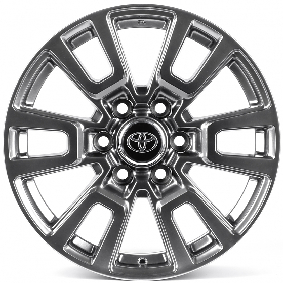 Литые диски 82038 Toyota IVF-3278-SM183 18 J7.5 ET25 6x139.7 106.1 серебро тёмное: Фото 1