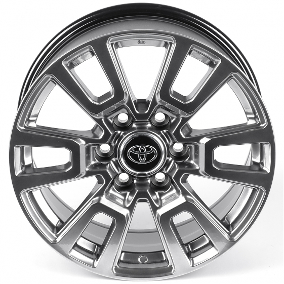 Литые диски 82038 Toyota IVF-3278-SM183 18 J7.5 ET25 6x139.7 106.1 серебро тёмное: Фото 3