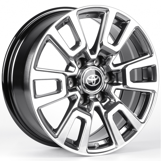 Литые диски 82038 Toyota IVF-3278-SM183 18 J7.5 ET25 6x139.7 106.1 серебро тёмное: Фото 4