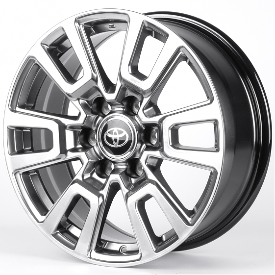 Литые диски 82038 Toyota IVF-3278-SM183 18 J7.5 ET25 6x139.7 106.1 серебро тёмное: Фото 5