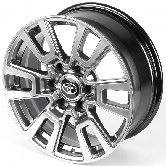 Литые диски 82038 Toyota IVF-3278-SM183 18 J7.5 ET25 6x139.7 106.1 серебро тёмное: Фото 6