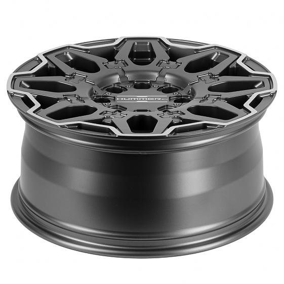 Кованые диски H240313D SKILL SV317-SV325 22 J9 ET29 8x165.1 117 графит + полированные спицы: Фото 2