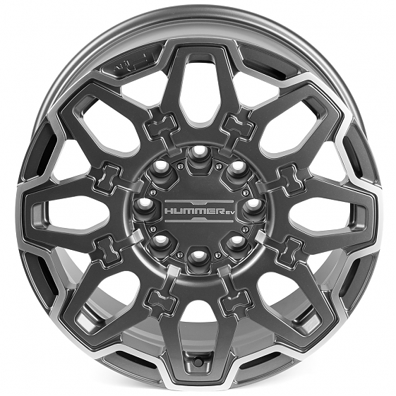 Кованые диски H240313D SKILL SV317-SV325 22 J9 ET29 8x165.1 117 графит + полированные спицы: Фото 3