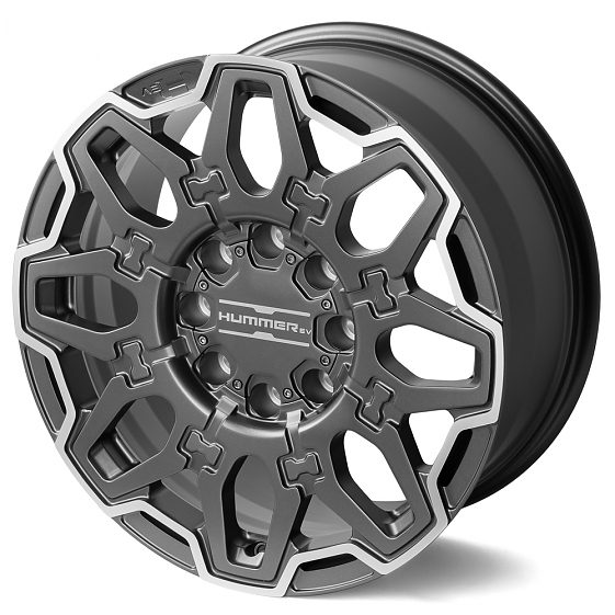 Кованые диски H240313D SKILL SV317-SV325 22 J9 ET29 8x165.1 117 графит + полированные спицы: Фото 5