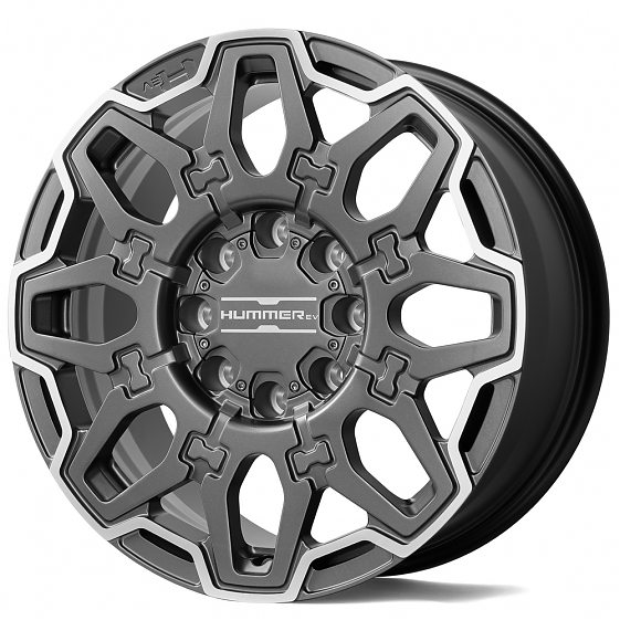 Кованые диски H240313D SKILL SV317-SV325 22 J9 ET29 8x165.1 117 графит + полированные спицы: Фото 6