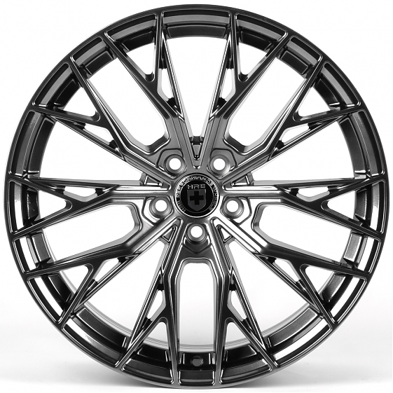 Литые диски 82463 HRE XF015 17 J7.5 ET35 5x114.3 73.1 серебро тёмное: Фото 1