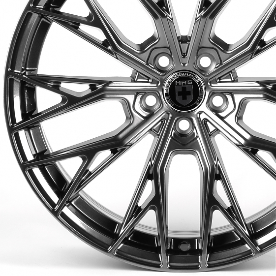 Литые диски 82463 HRE XF015 17 J7.5 ET35 5x114.3 73.1 серебро тёмное: Фото 2
