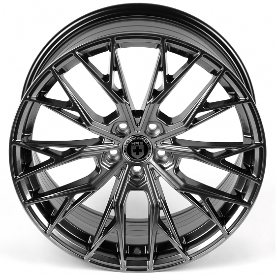 Литые диски 82463 HRE XF015 17 J7.5 ET35 5x114.3 73.1 серебро тёмное: Фото 3