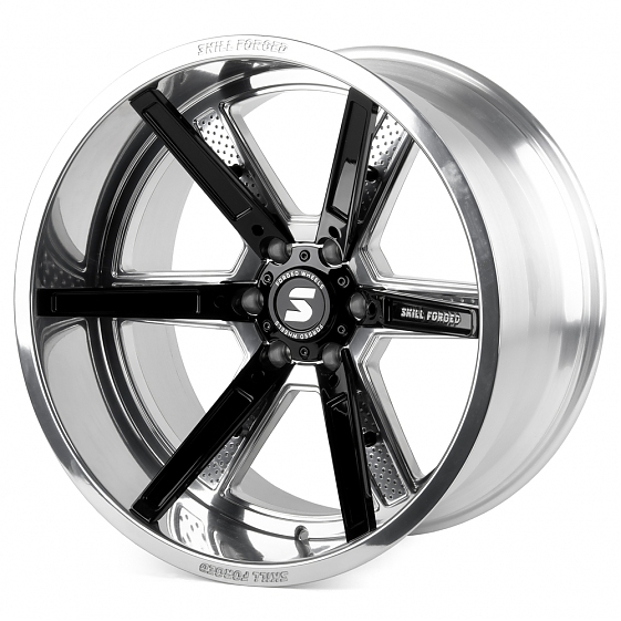 Кованые диски H240507H SKILL SD102-SL101 22 J12 ET-44 6x139.7 77.8 зеркальная полировка: Фото 5
