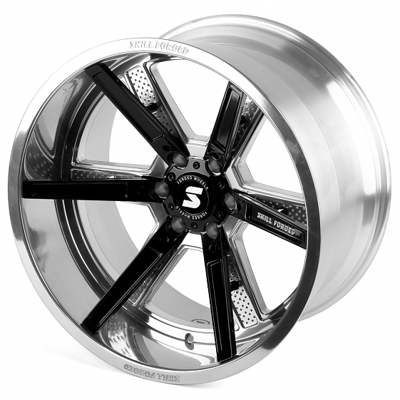 Кованые диски H240507H SKILL SD102-SL101 22 J12 ET-44 6x139.7 77.8 зеркальная полировка: Фото 6