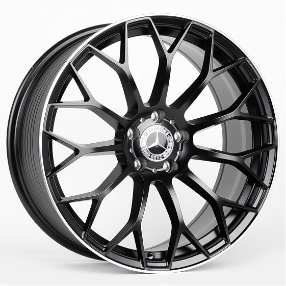 Литые диски 81068 Mercedes-Benz DQ026-CT367 19 J8.5 ET36 5x112 66.6 чёрный матовый: Фото 4
