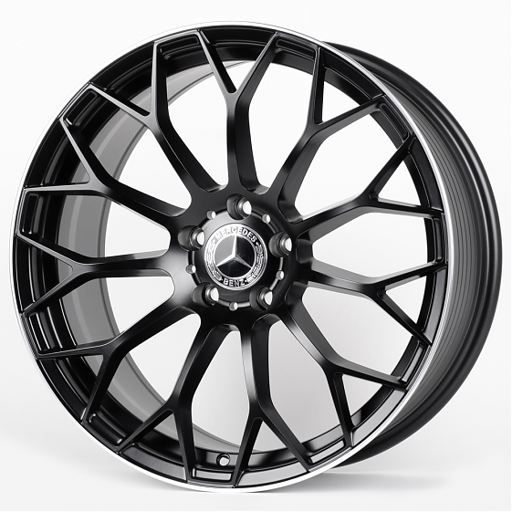 Литые диски 81068 Mercedes-Benz DQ026-CT367 19 J8.5 ET36 5x112 66.6 чёрный матовый: Фото 5