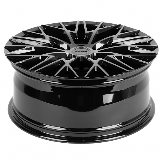 Кованые диски H231116W SKILL SL311-SL075 20 J8.5 ET50 5x127 71.5 чёрный глянцевый + полированные спи: Фото 7