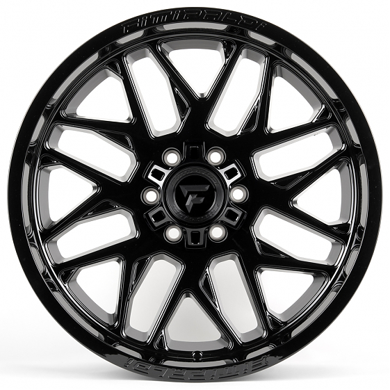 Литые диски 81286 Fittipaldi FA19B-CT381 20 J10 ET-19 6x135/6x139.7 106.1 чёрный глянцевый: Фото 1