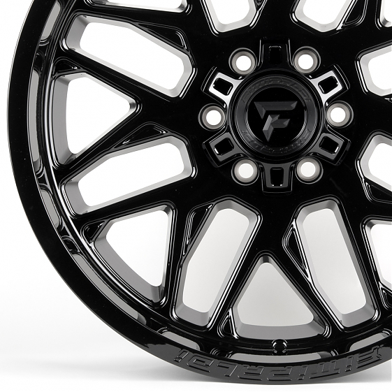 Литые диски 81286 Fittipaldi FA19B-CT381 20 J10 ET-19 6x135/6x139.7 106.1 чёрный глянцевый: Фото 2