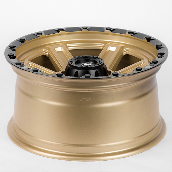 Литые диски 80052 BLACK MAMBA 66683-DS184 17 J8.5 ET-10 6x139.7 106.1 золото: Фото 3