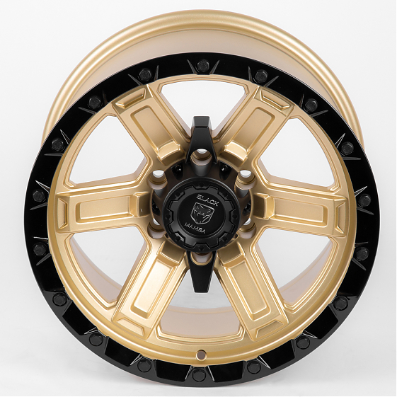 Литые диски 80052 BLACK MAMBA 66683-DS184 17 J8.5 ET-10 6x139.7 106.1 золото: Фото 5
