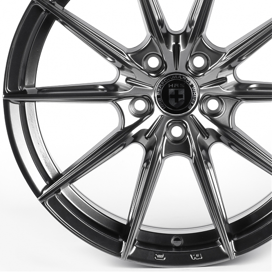 Литые диски 82106 HRE IVF-005-SM155 17 J7.5 ET35 5x100 73.1 серебро тёмное: Фото 2