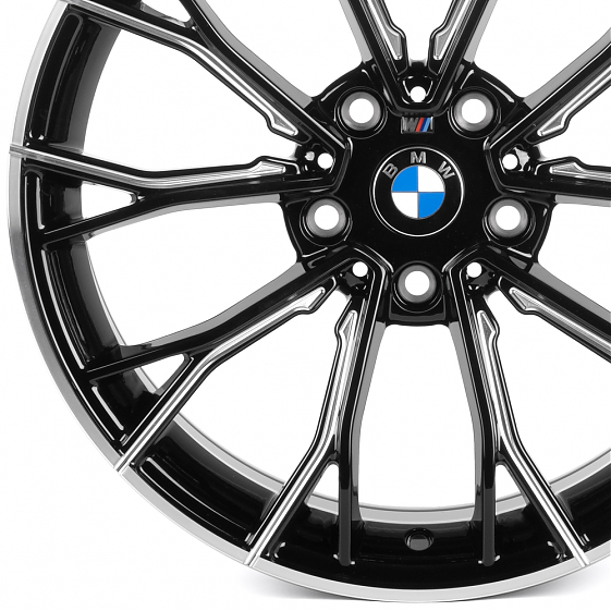 Кованые диски 0923-108 PTRACING FG314X-CS380 18 J8 ET30 5x120 72.56 чёрный + полированный обод и спи: Фото 2