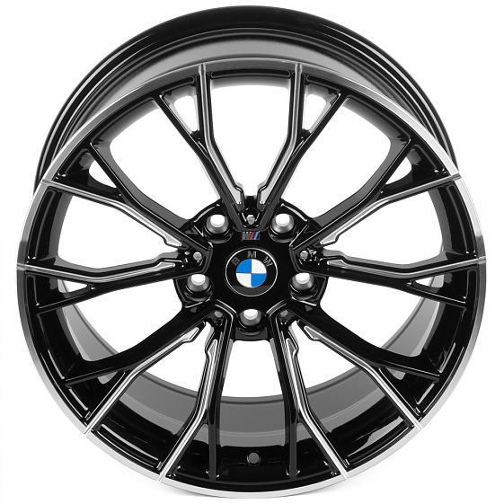 Кованые диски 0923-108 PTRACING FG314X-CS380 18 J8 ET30 5x120 72.56 чёрный + полированный обод и спи: Фото 3