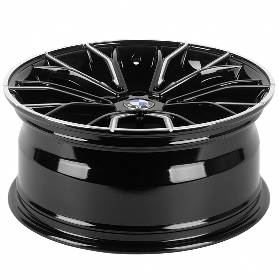 Кованые диски 0923-108 PTRACING FG314X-CS380 18 J8 ET30 5x120 72.56 чёрный + полированный обод и спи: Фото 7