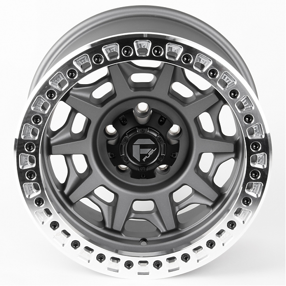 Литые диски 81319 FUEL 2628-SF058 17 J9 ET-32 5x150 110.1 графит матовый + полированный бедлок: Фото 3