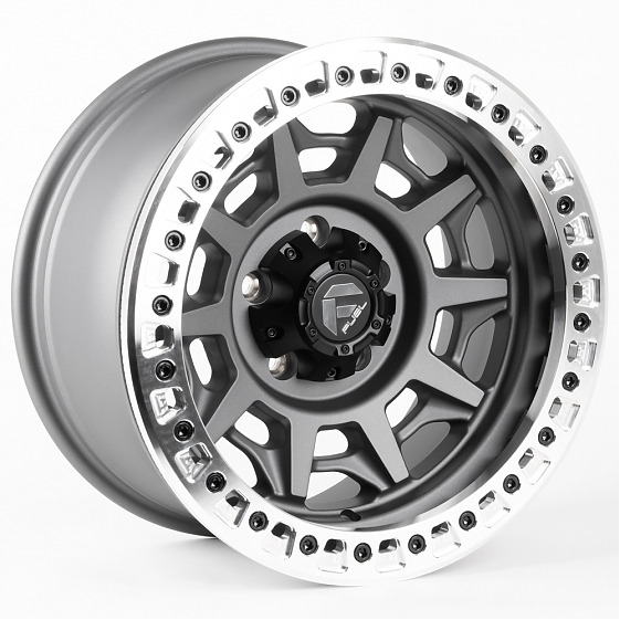 Литые диски 81319 FUEL 2628-SF058 17 J9 ET-32 5x150 110.1 графит матовый + полированный бедлок: Фото 4