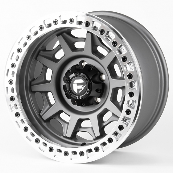 Литые диски 81319 FUEL 2628-SF058 17 J9 ET-32 5x150 110.1 графит матовый + полированный бедлок: Фото 5