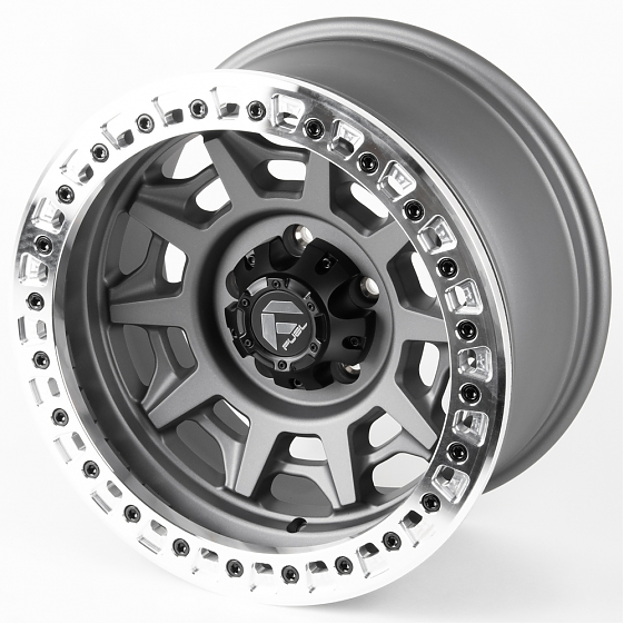 Литые диски 81319 FUEL 2628-SF058 17 J9 ET-32 5x150 110.1 графит матовый + полированный бедлок: Фото 6
