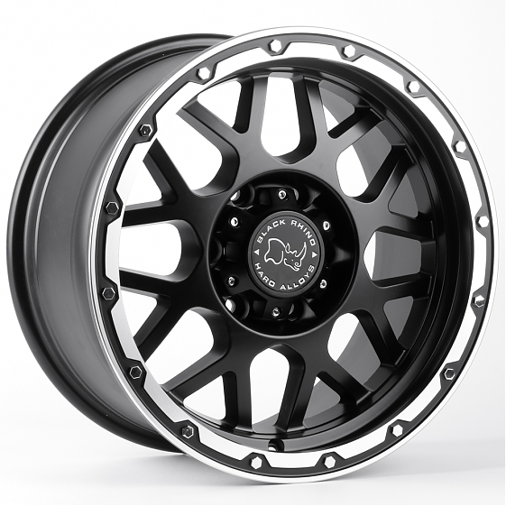 Литые диски 81414 Black Rhino 84243-FG434 17 J8.5 ET15 6x139.7 106.1 чёрный матовый + полированный о: Фото 4