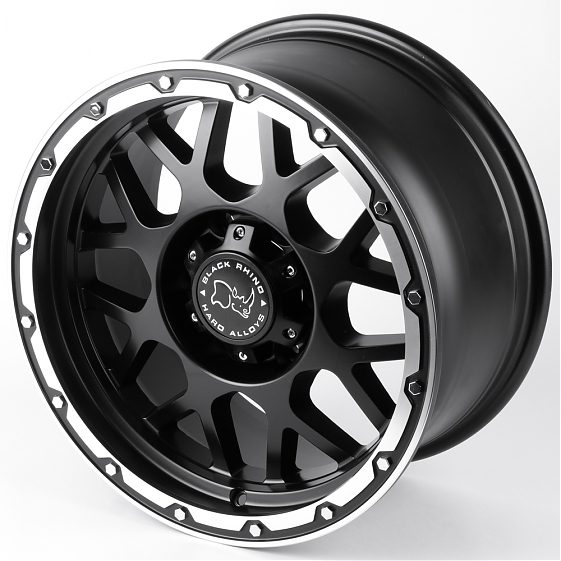 Литые диски 81414 Black Rhino 84243-FG434 17 J8.5 ET15 6x139.7 106.1 чёрный матовый + полированный о: Фото 6