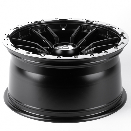 Литые диски 81415 FUEL 60273-FG443 18 J9 ET18 6x139.7 106.1 чёрный матовый + полированный обод: Фото 7