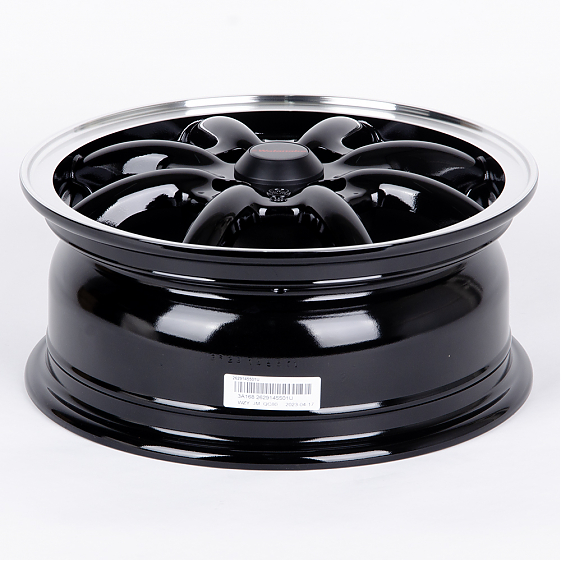 Литые диски 80752 Watanabe 2629-CS202 14 J5.5 ET40 4x100 60.1 чёрный + полированный обод: Фото 6