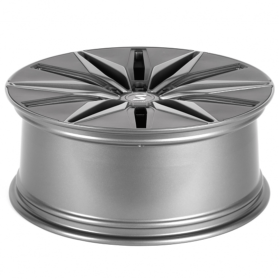 Кованые диски H240607D SKILL SV380-SV481 22 J9 ET19 6x139.7 77.8 графит матовый + карбон SFC12: Фото 7