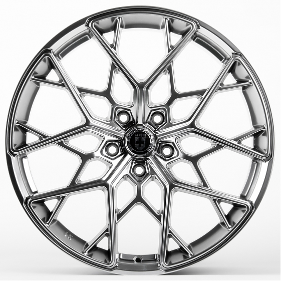 Литые диски 81128 HRE F1232-SL075 20 J8.5 ET35 5x120 72.6 серебро тёмное: Фото 1
